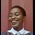 Rounded image of a happy customer